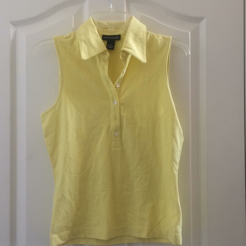 FINAL MARKDOWN Ladies’ Ann Taylor Sleeveless Polo Shirt (S)